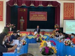 Ban chỉ đạo xây dựng Nông thôn mới huyện Hưng Nguyên thẩm định tiêu chí Nông thôn mới nâng cao tại xã Hưng Tân