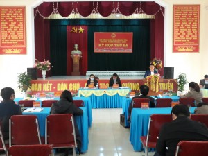 Hội đồng nhân dân xã Hưng Tân tổ chức kỳ họp thứ 3 – khóa XX, nhiệm kỳ 2021 – 2016